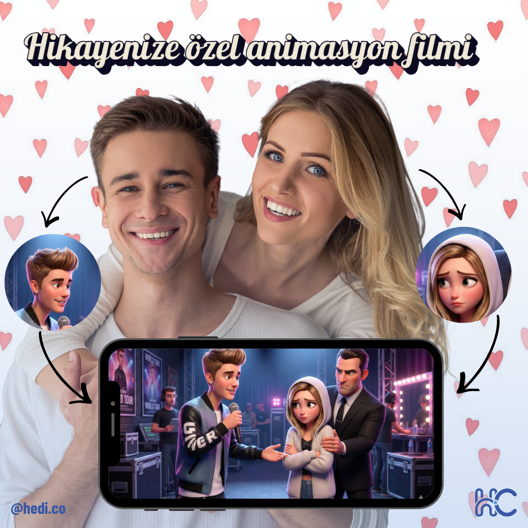 Aşkınızın Filmi: Size Özel Kişiselleştirilmiş Animasyon Hikayesi