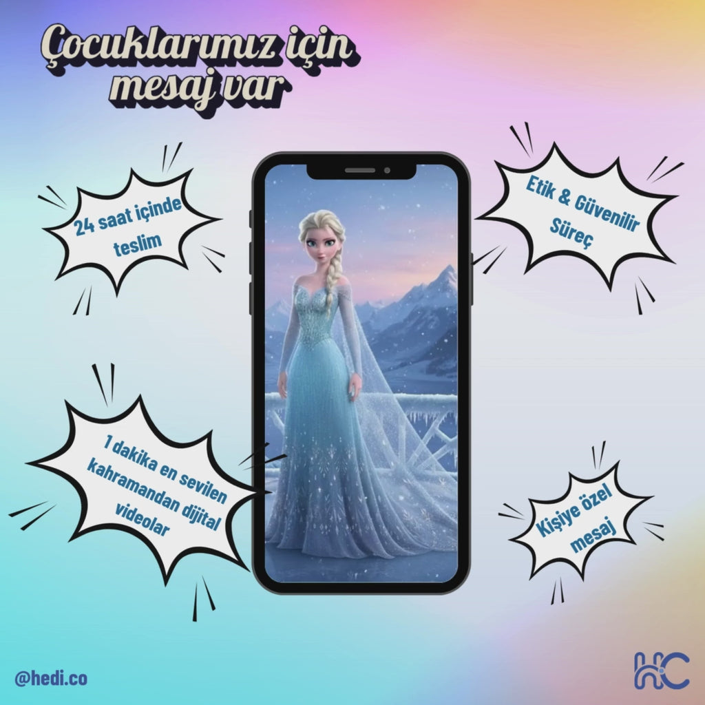 Süper Kahramanından Çocuğunuza Mesaj Var!